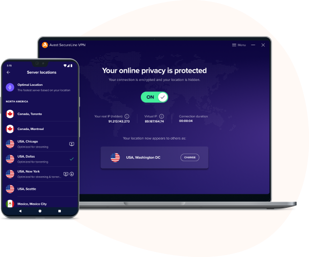 истинная приватность с Avast SecureLine VPN